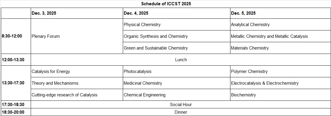 schedule